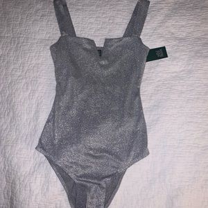 NEVER WORN sparkly body suit